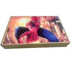 GENERICO - Rompecabezas Puzzle Super Héroes 100 Piezas Madera 45x65 Cm