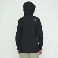 SPYDER - Chaqueta Hujan II Mujer Negro Impermeable