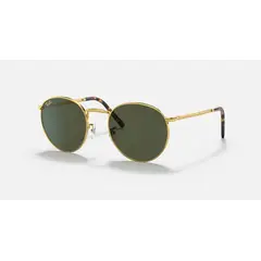 RAY BAN - Lentes de Sol New Round RB3637 Clásico dorado/verde 53-21