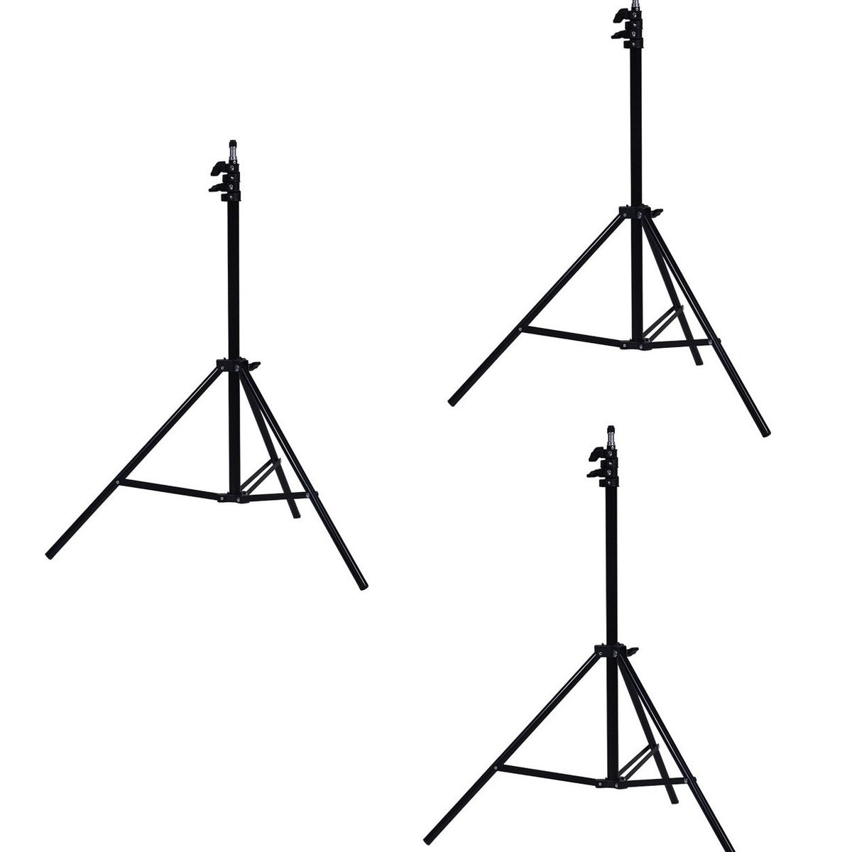 GENERICO - 3 ATRILES STAND PARA ESTUDIO FOTOGRÁFICO TRÍPODE 2 METROS
