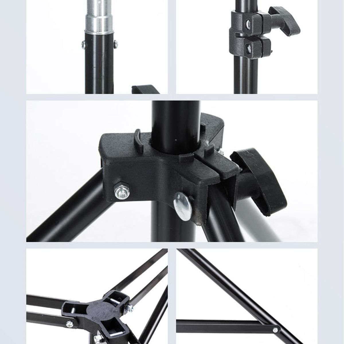GENERICO - 3 ATRILES STAND PARA ESTUDIO FOTOGRÁFICO TRÍPODE 2 METROS