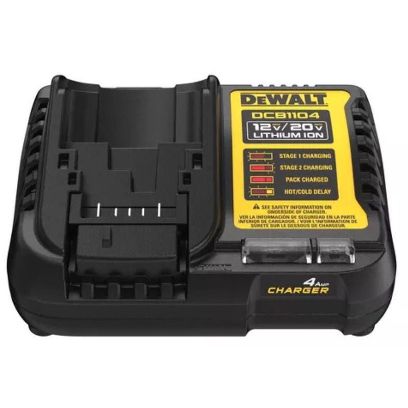 DEWALT - Cargador Rapido 4 Amps 20v-60v Flexvolt Dewalt Dcb1104-b2
