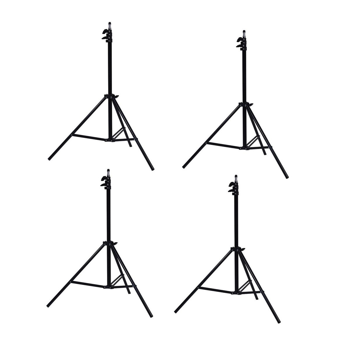 GENERICO - 4 ATRILES STAND PARA ESTUDIO FOTOGRÁFICO TRÍPODE 2 METROS
