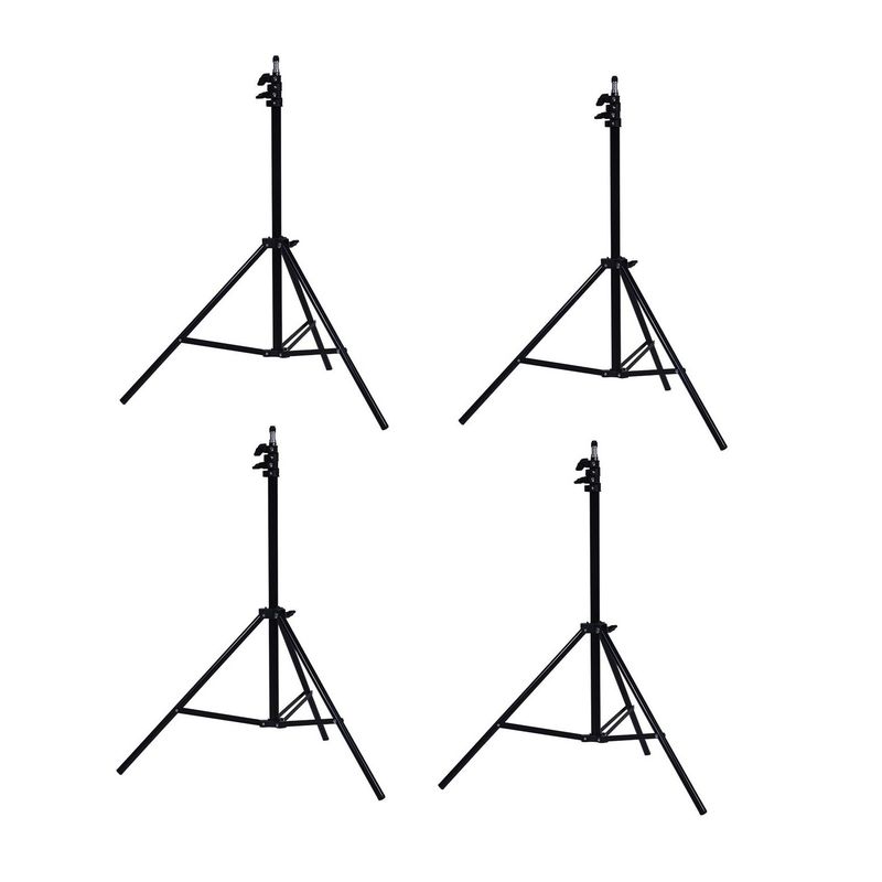 GENERICO - 4 ATRILES STAND PARA ESTUDIO FOTOGRÁFICO TRÍPODE 2 METROS