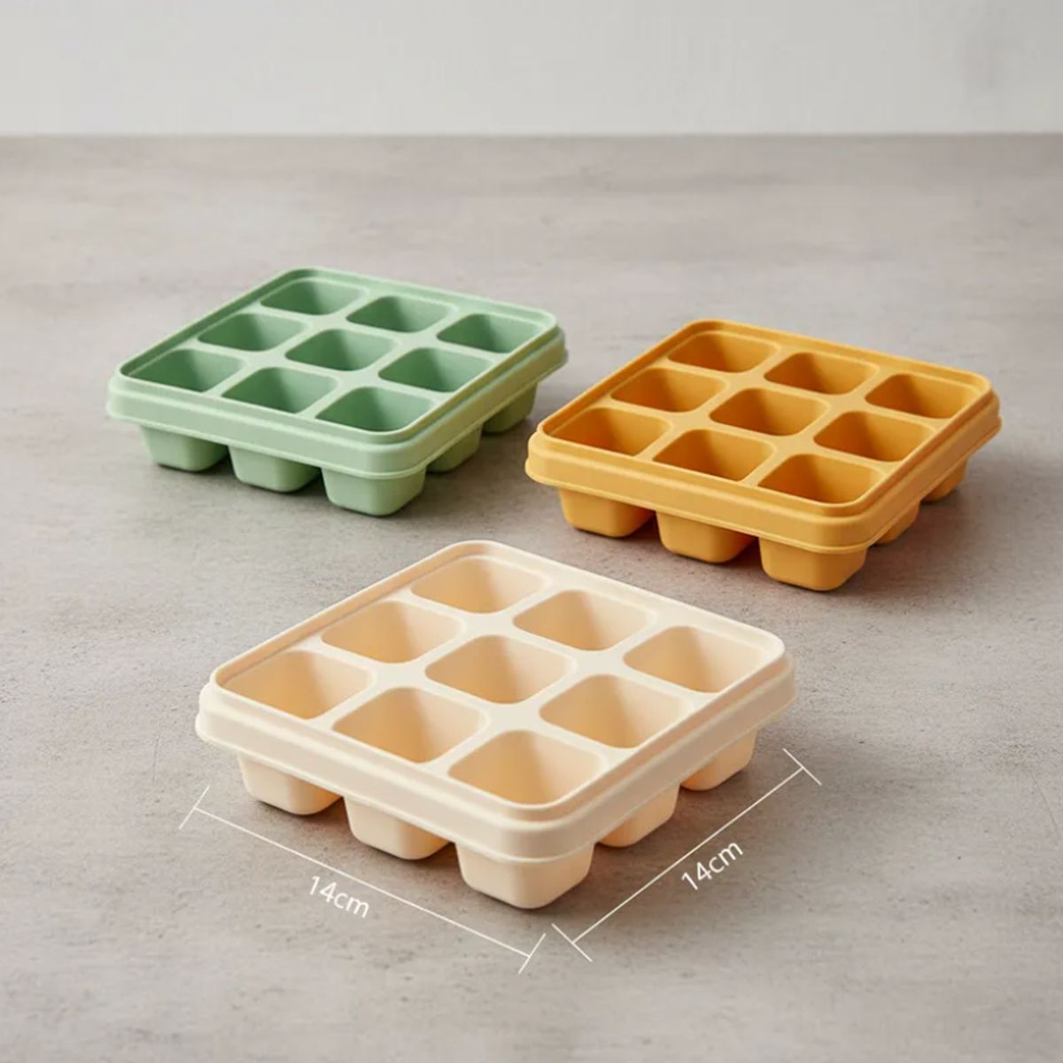 GENERICO - Set x3 Cubetera de Hielo Cubeta