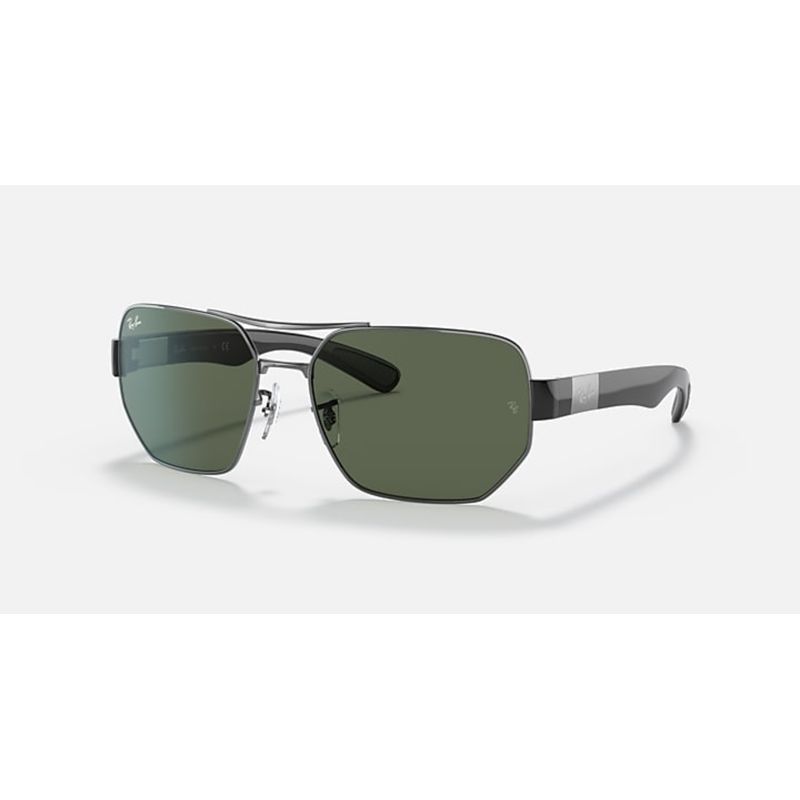 RAY BAN - Lentes de Sol Ray Ban Classic RB3672 00471 60-17 Clásico verde/metal