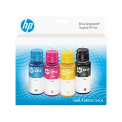 HP - Kit 4 Tintas para Impresora Gt53 y Gt52 Pack 4 Colores