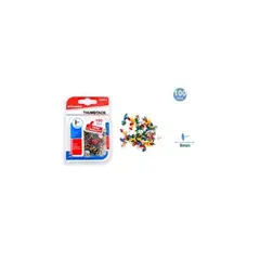 GENERICO - Chincheta Multicolor 9 Mm 100 Pcs