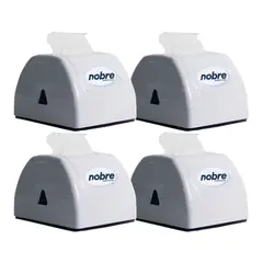 NOBRE - Pack 4 Dispensadores De Servilletas Intercaladas Blanca
