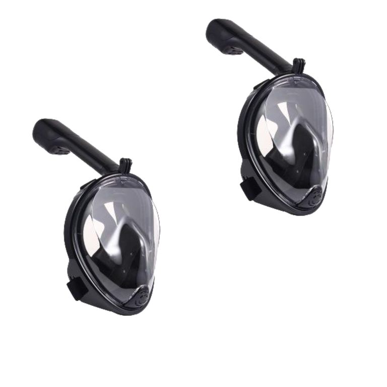 Mascara Snorkel con Base para Camara - Negro