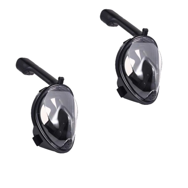 SHOOT - Máscara Snorkel con Base para Cámara - Negro