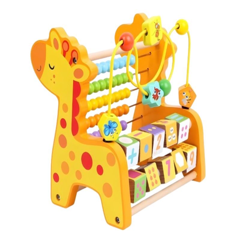 GENERICO - JUEGO DIDÁCTICO DE JIRAFA ABACO INFANTIL 28n10