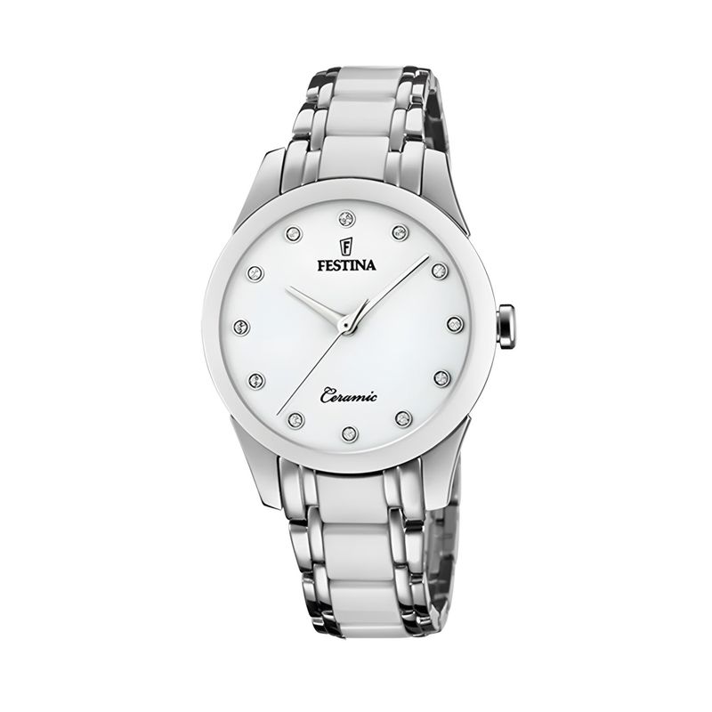 FESTINA - Reloj Festina F204991 Ceramic Blanco Mujer