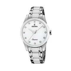 FESTINA - Reloj F204991 Ceramic Blanco Mujer