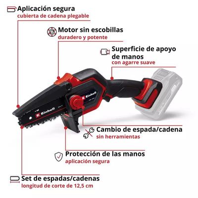 Imagen 2 del producto Motosierra Inal. Ge-ps 18/15 Li Bl - Sin Baterías