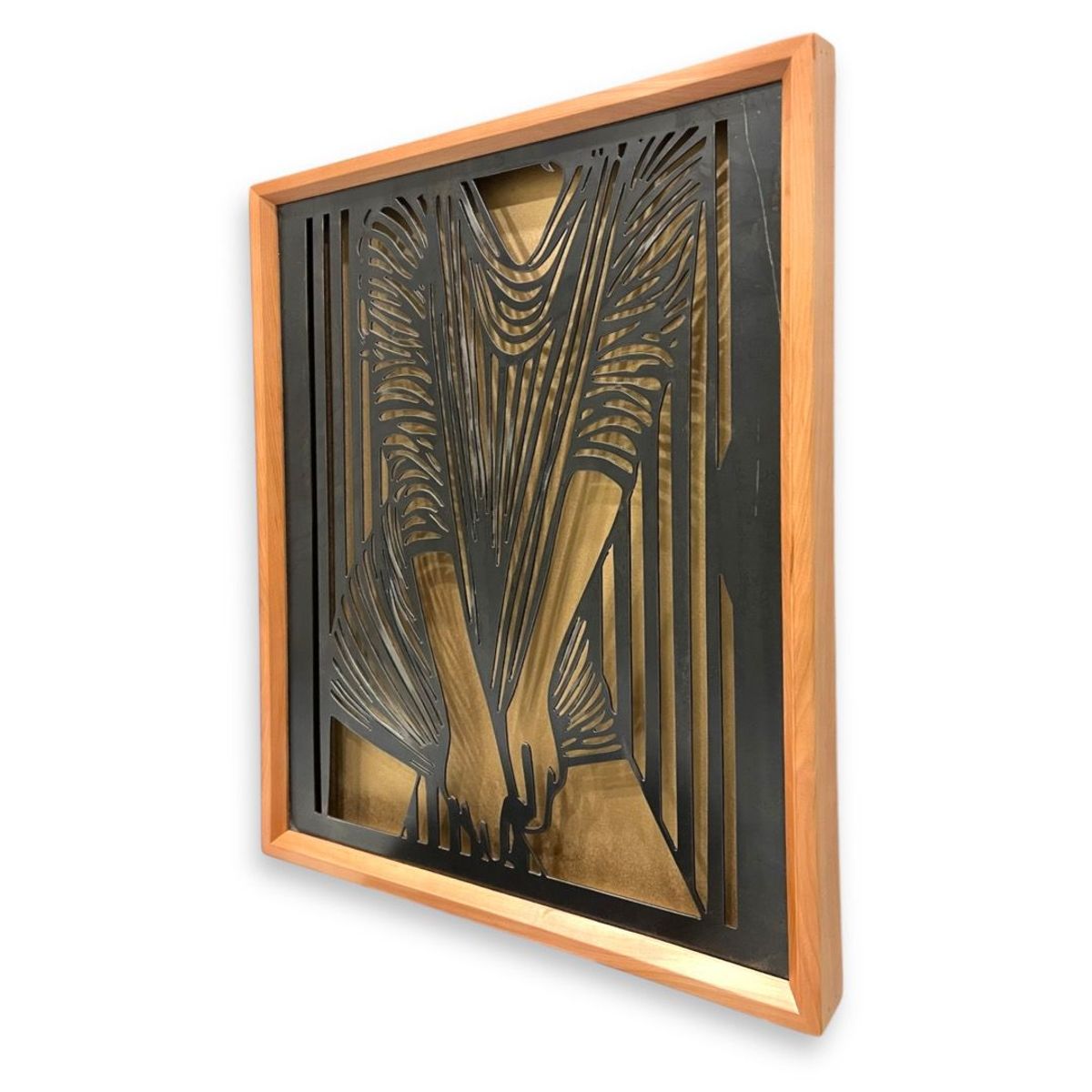 GENERICO - Cuadro Retroiluminado modelo Silueta Abstracta