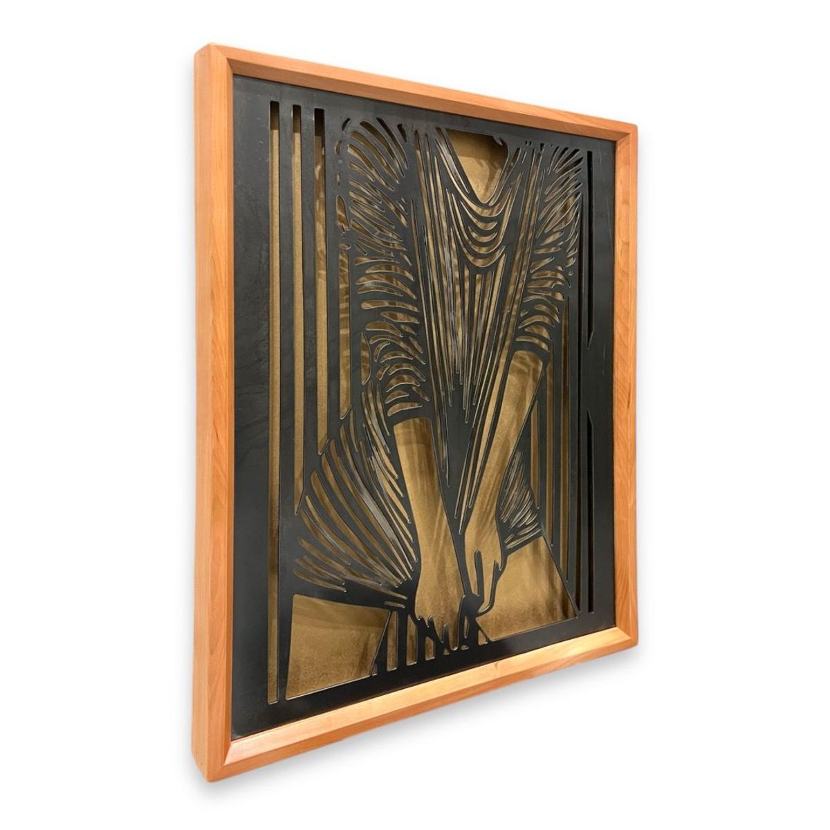 GENERICO - Cuadro Retroiluminado modelo Silueta Abstracta