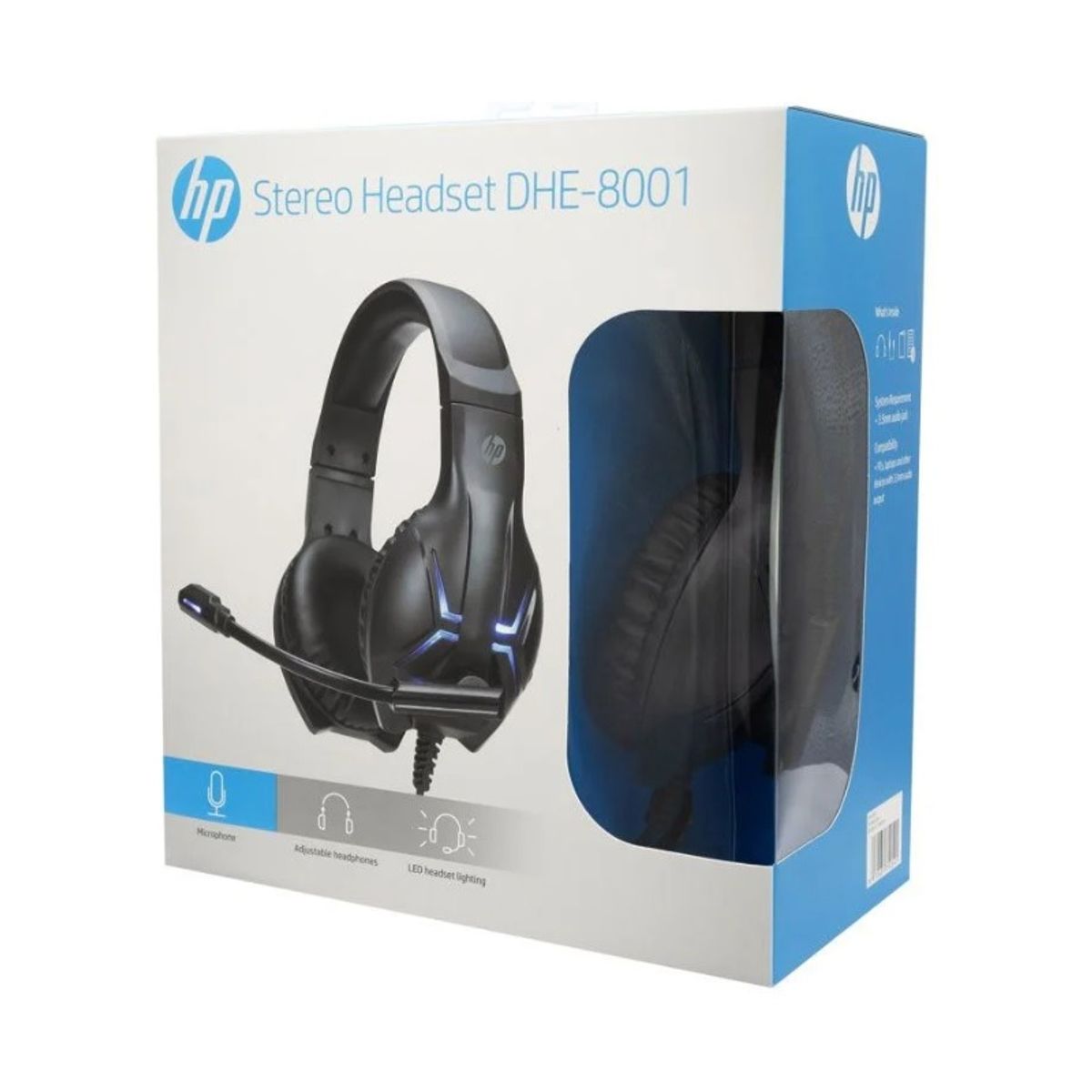 HP - Audífono Gamer Hp Micrófono Auriculares Iluminado Multiplataformas