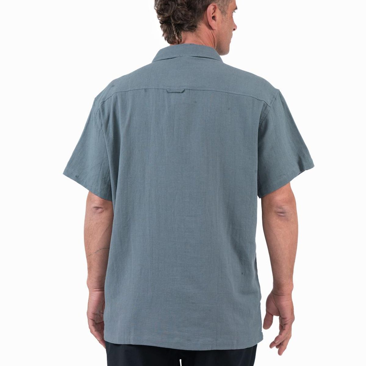 KAYA UNITE - Camisa de Lino Petrol