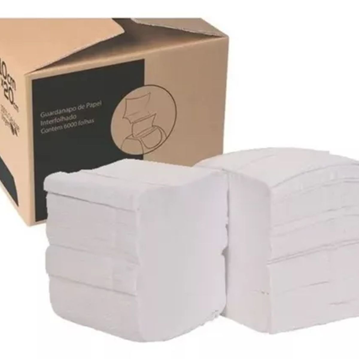 NOBRE - Caja De Servilletas Interfoliadas 6000 Hojas Nobre