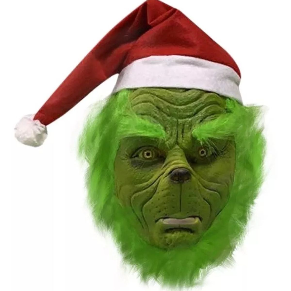 GENERICO - Máscara El Grinch Navideño Color Verde