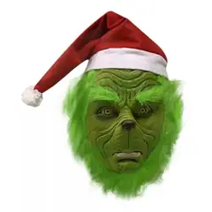 GENERICO - Máscara El Grinch Navideño Color Verde