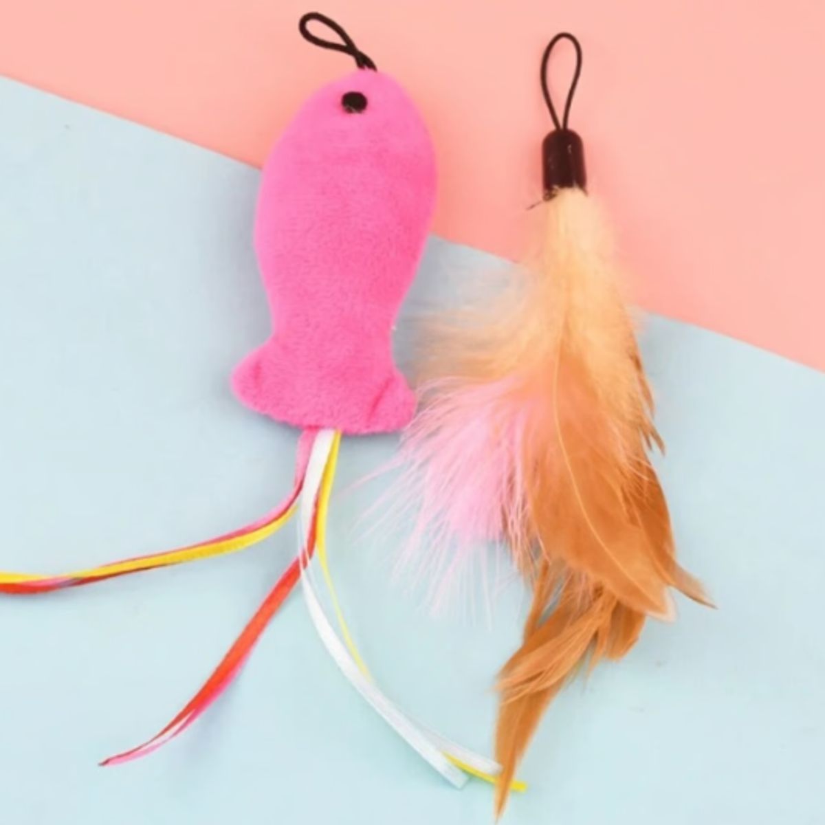 GENERICO - Juguetes Para Gatos Mini Pez Peluche