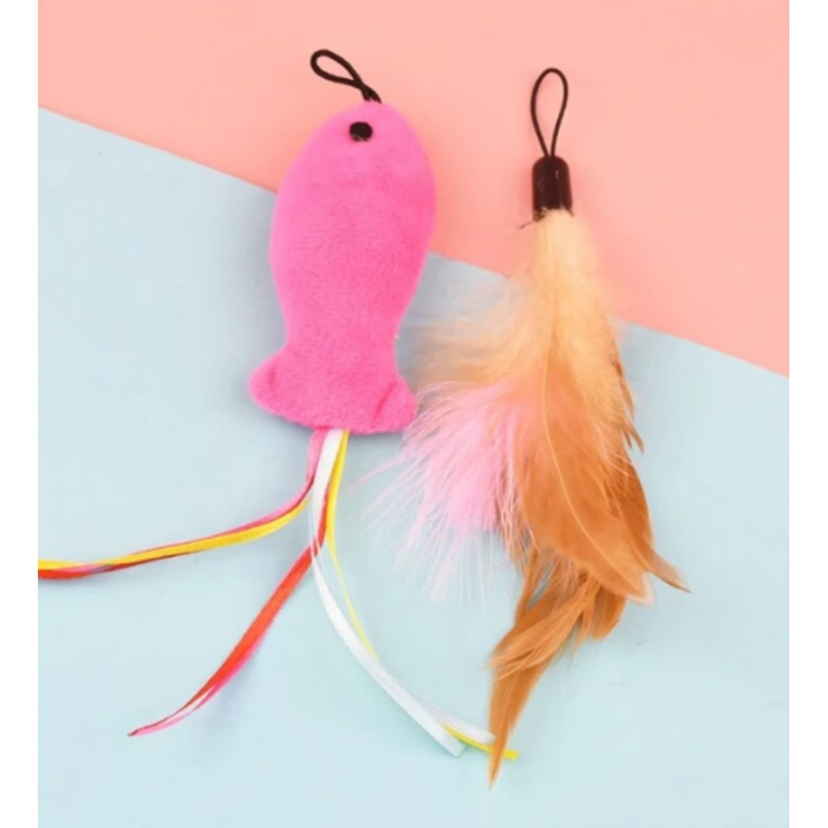 GENERICO - Juguetes Para Gatos Mini Pez Peluche