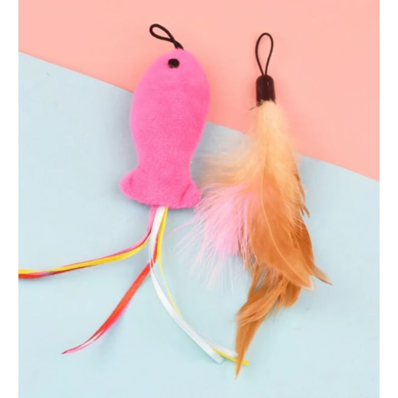 GENERICO - Juguetes Para Gatos Mini Pez Peluche
