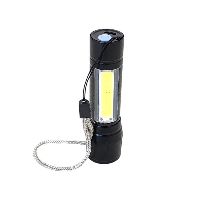GENERICO - Linterna Led Recargable  Zoom COB + XPE PM401