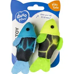 GENERICO - Juguete Pez De Peluche Para Gatos Set 2