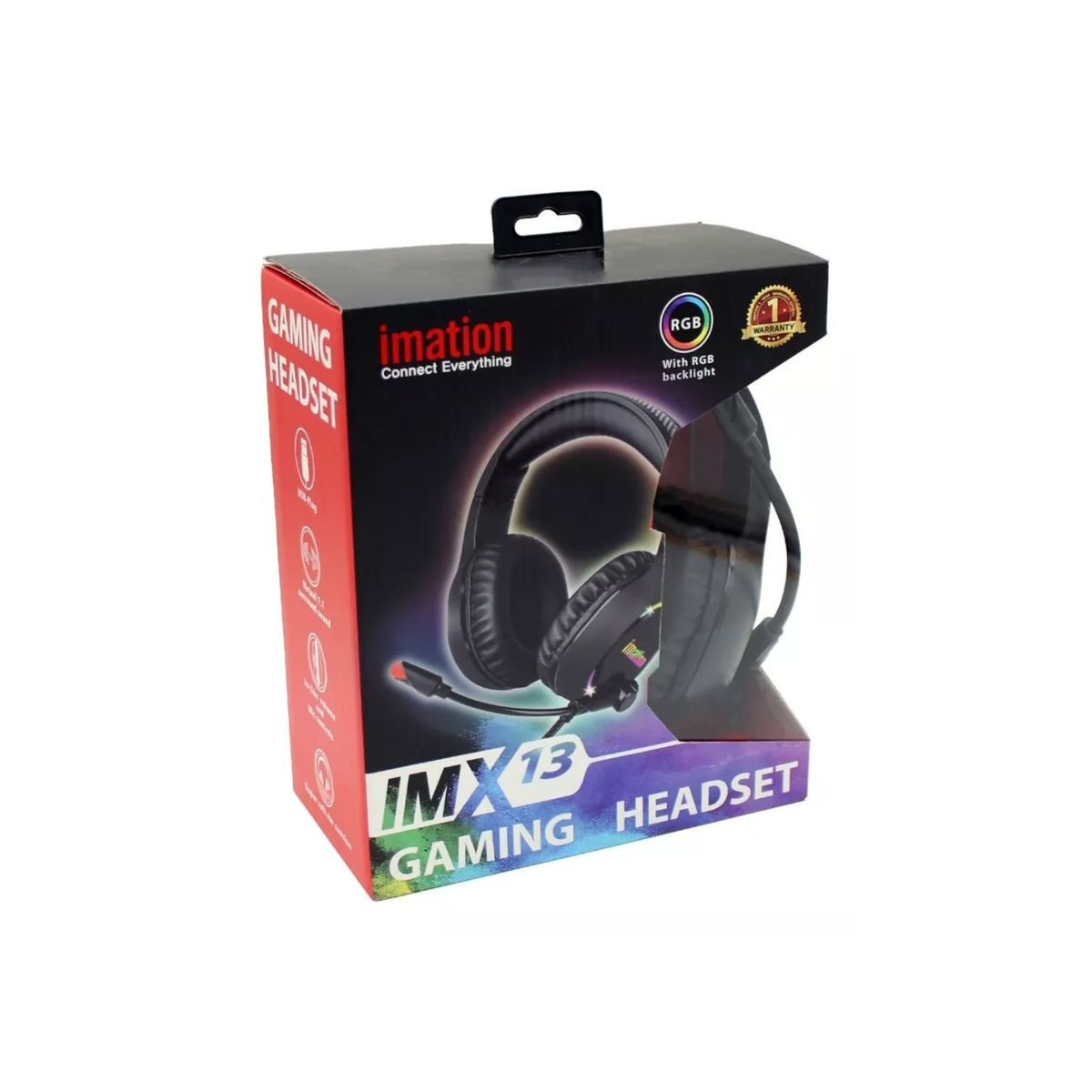 IMATION - Audífonos Gamer 7.1 Iluminación Rgb Imation Imx13 - SC