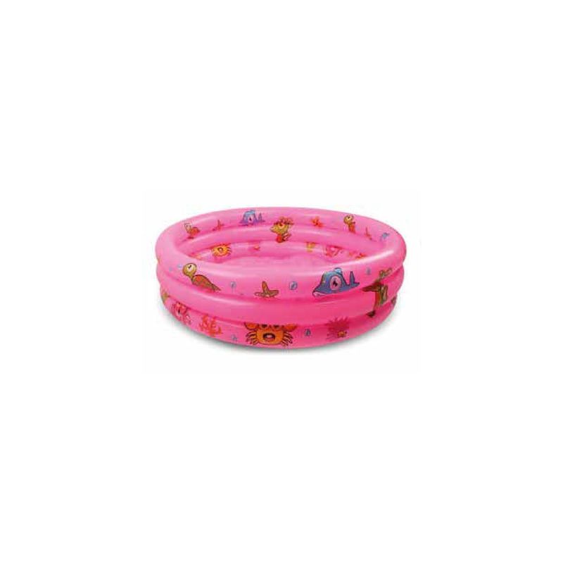 GENERICO - Piscina Inflable Para Niños Redonda 150x35cms Rosa - SC