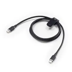 MOPHIE - Cable USB-C a USB-C 4.0 240W 0.8 Mt trenzado negro