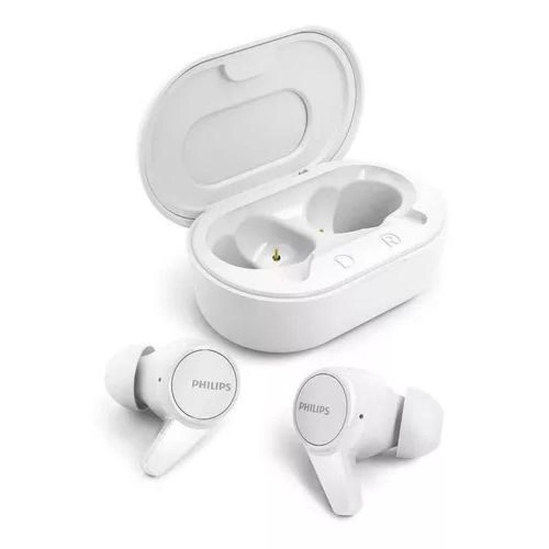 PHILIPS - Audífono true wireless Bluetooth Philips Tat1207 blanco
