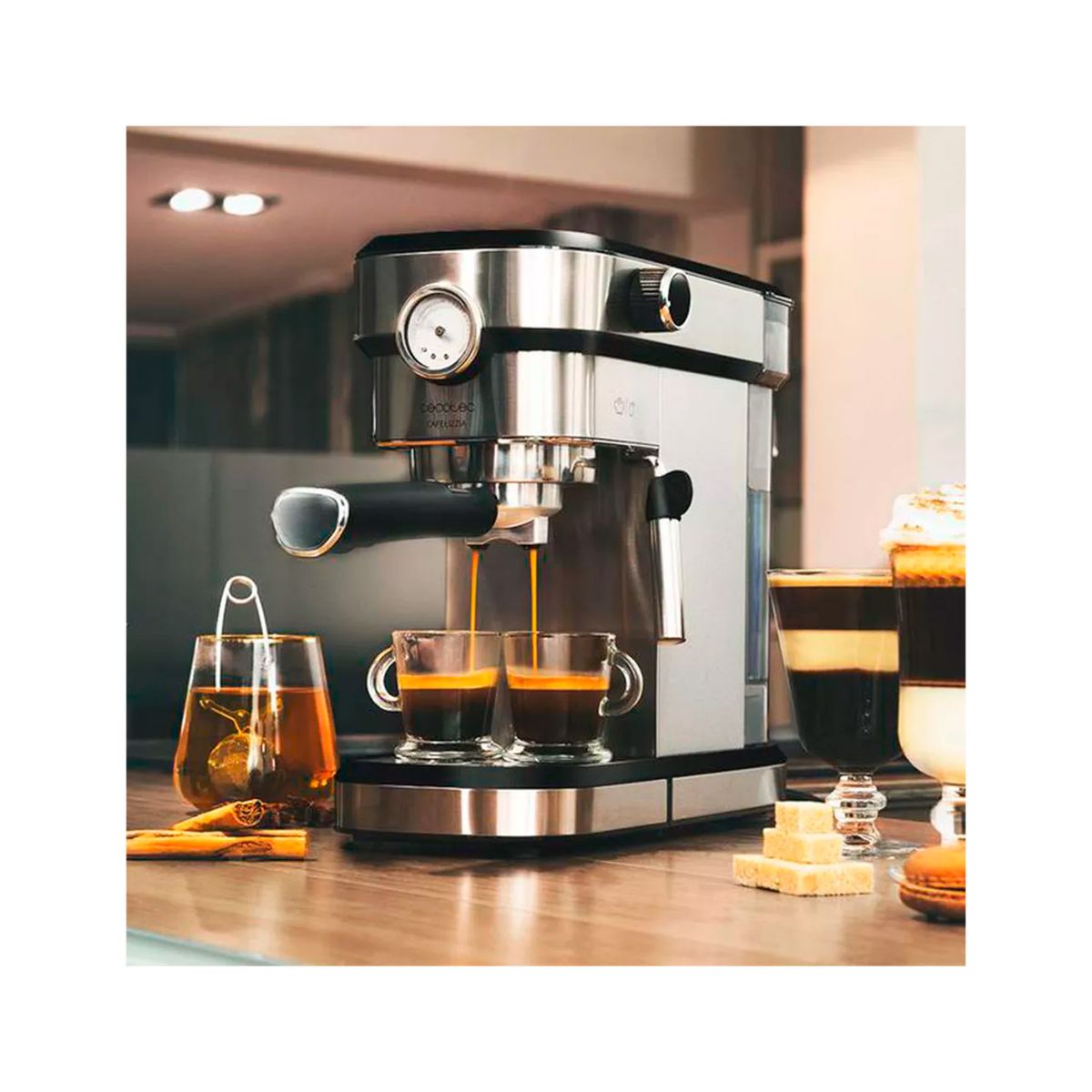 CECOTEC - Cafetera Superautomática Cecotec Cafelizzia 790 SteelPro 20b