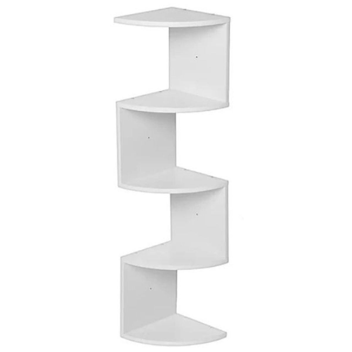 UNIVERSAL - Repisa Esquinera Zig Zag Moderna 5 Niveles En Madera