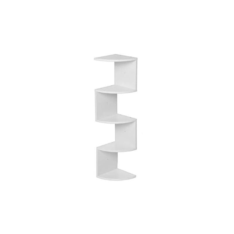 UNIVERSAL - Repisa Esquinera Zig Zag Moderna 5 Niveles En Madera