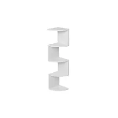 UNIVERSAL - Repisa Esquinera Zig Zag Moderna 5 Niveles En Madera