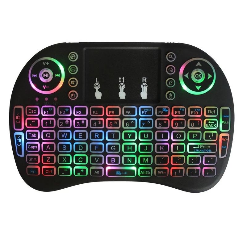 GENERICO - Air Mouse i8 retroiluminado 3 en 1