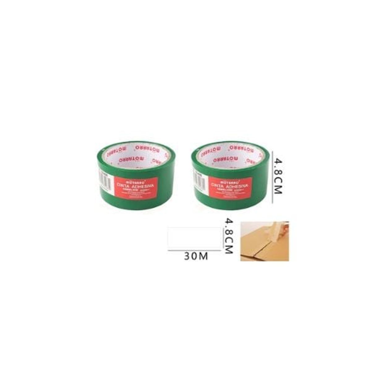 GENERICO - Cinta Verde 4 8 Cm 30 M