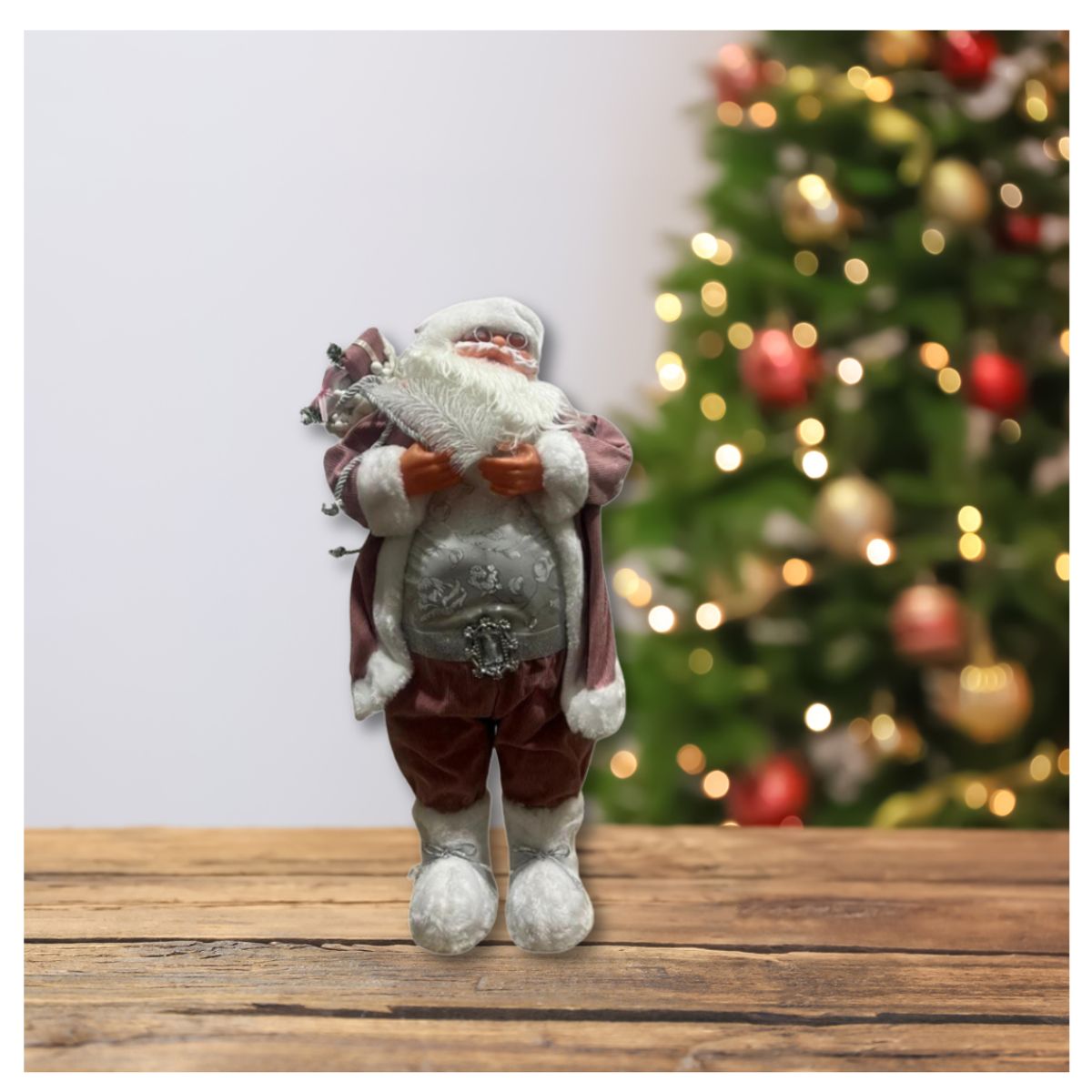 GENERICO - Viejo Páscuero Muñeco Realista Navidad 50cm