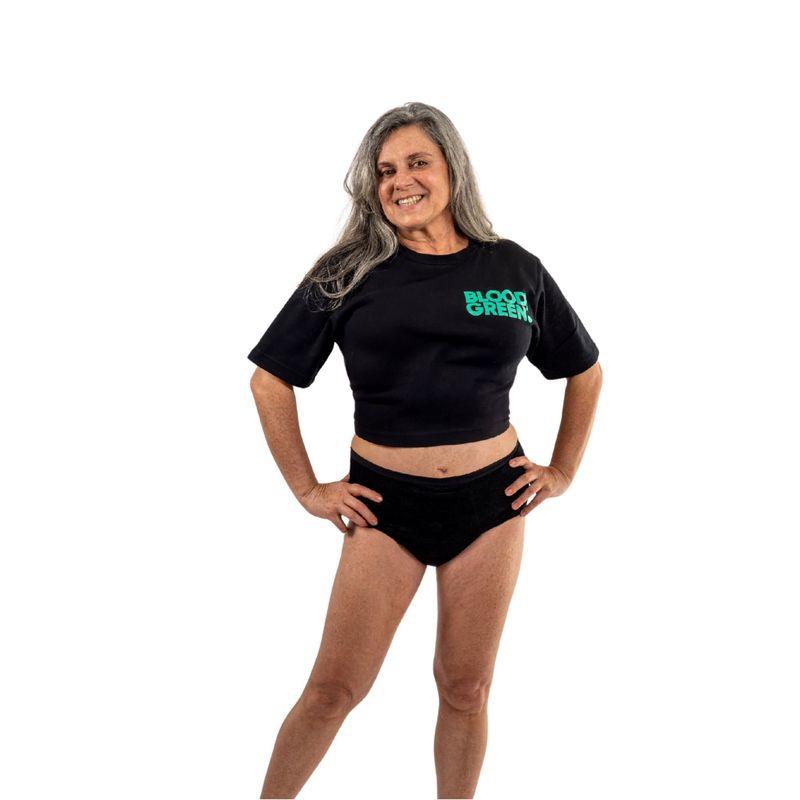 BLOODY GREEN - Calzón para incontinencia Bloodygreen Mujer negro