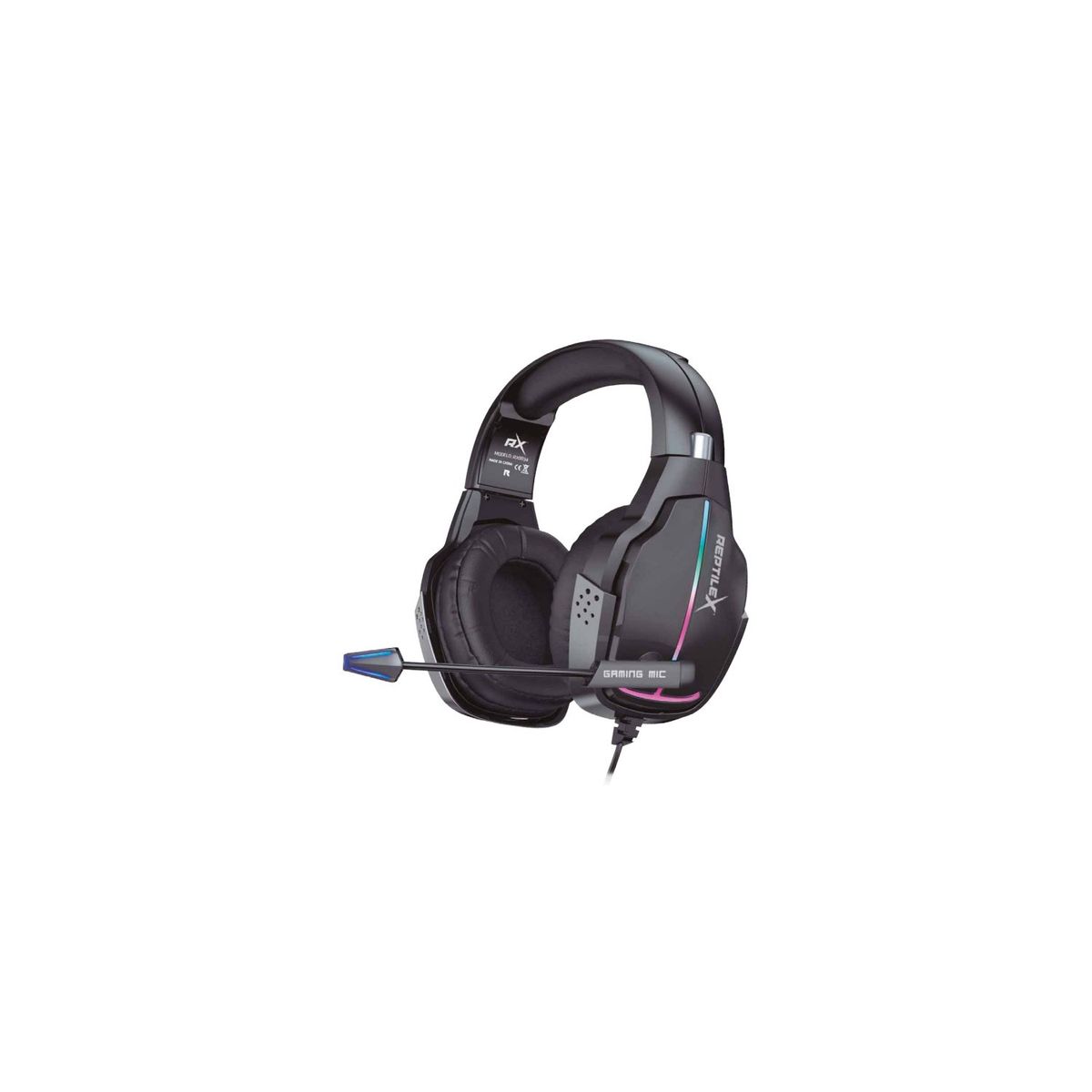 REPTILEX - Audífonos Platinum Gamer Conector 35mm Y Usb - SC