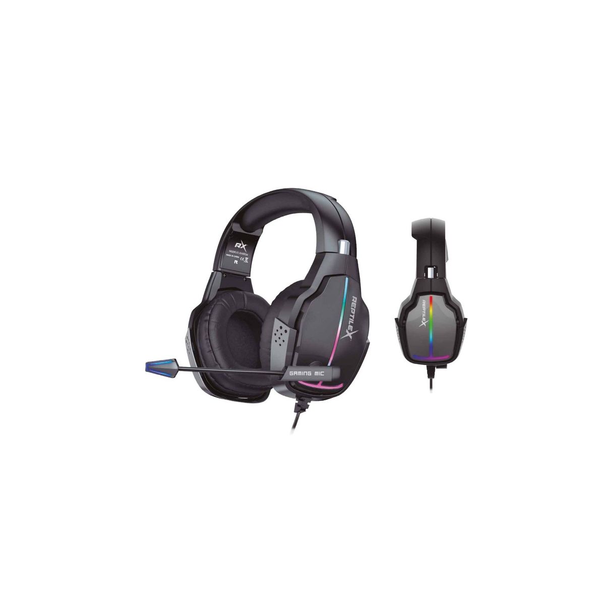 REPTILEX - Audífonos Platinum Gamer Conector 35mm Y Usb - SC