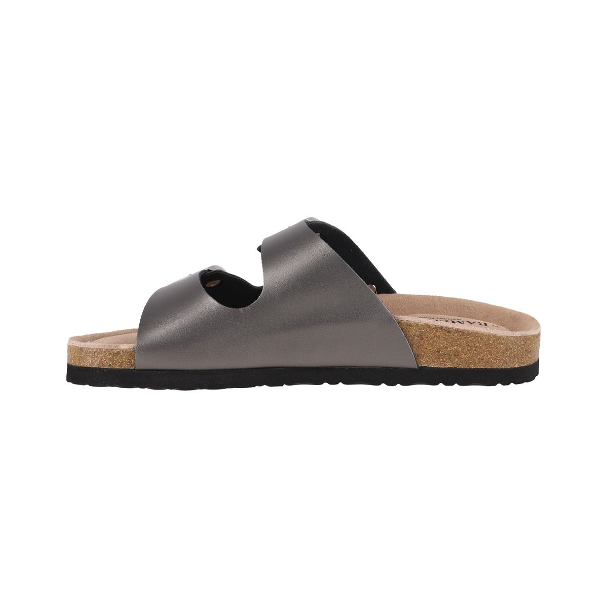 BAMERS - Sandalias Mujer Bamers Kend Gris Metalizado