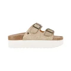 BAMERS - Sandalias Plataforma Mujer Kend High Dorada