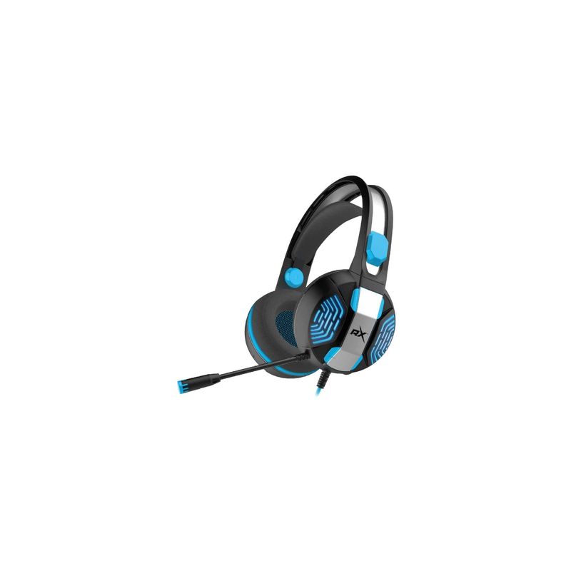 REPTILEX - Audífonos Platinum Gamer Conector 35mm Y Usb Led Azul - SC