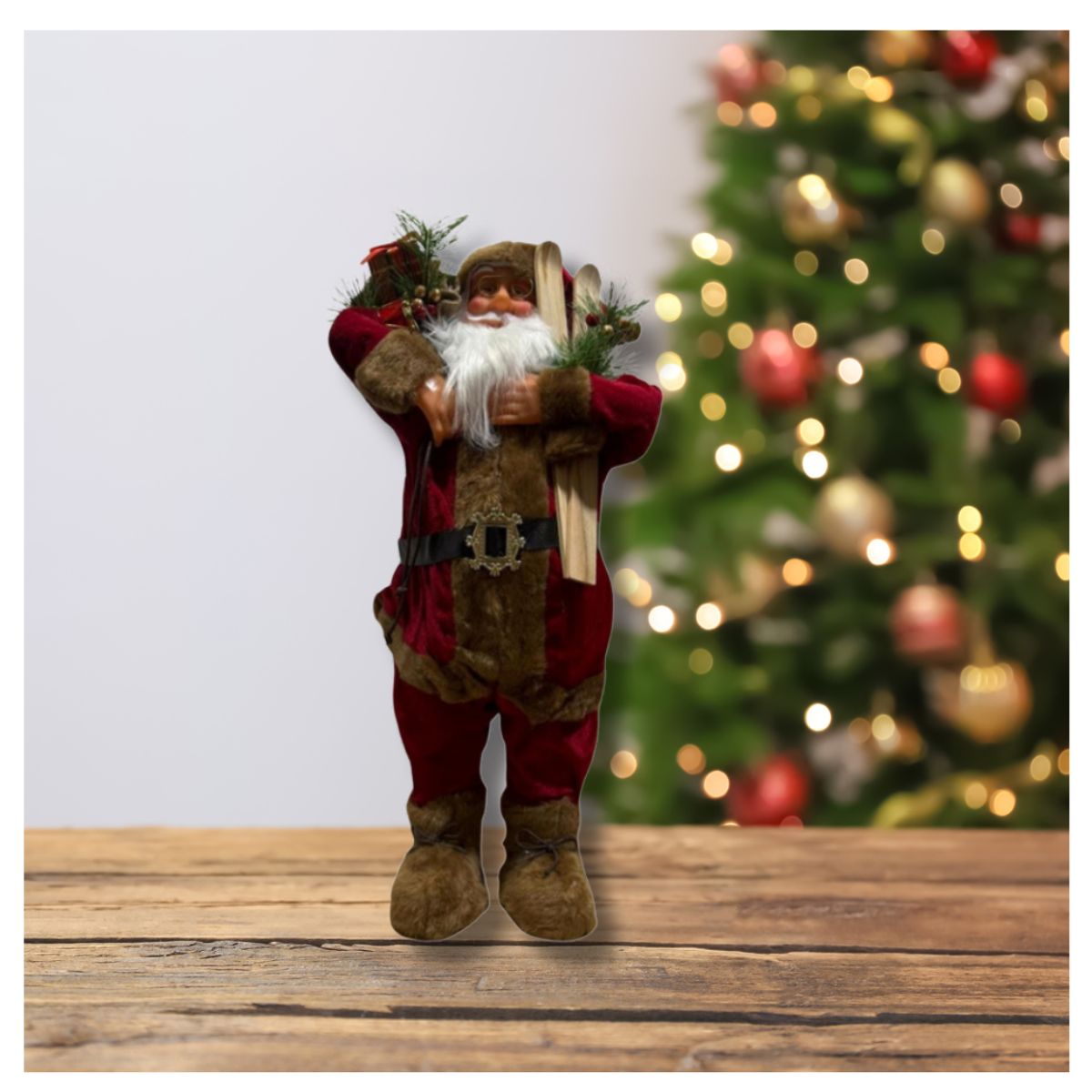 GENERICO - Viejo Páscuero Muñeco Realista Navidad 50cm