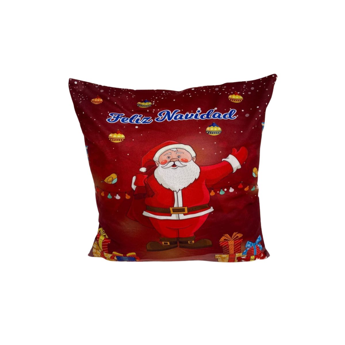 GENERICO - Set de 4 fundas de cojín Navideños con 4 rellenos